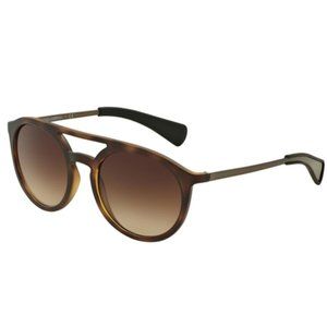 DG 6101 Dolce & Gabbana Sunglasses Fashion Pilot Aviator Tortoise Matte Havana